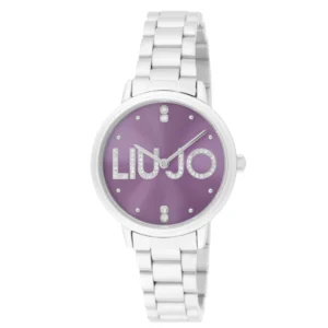 Orologio solo tempo Liu Jo quadrante viola cristalli bianchi TLJ2516