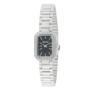 Orologio Liu Jo Brilliant Auriane in acciaio quadrante nero TLJ2688